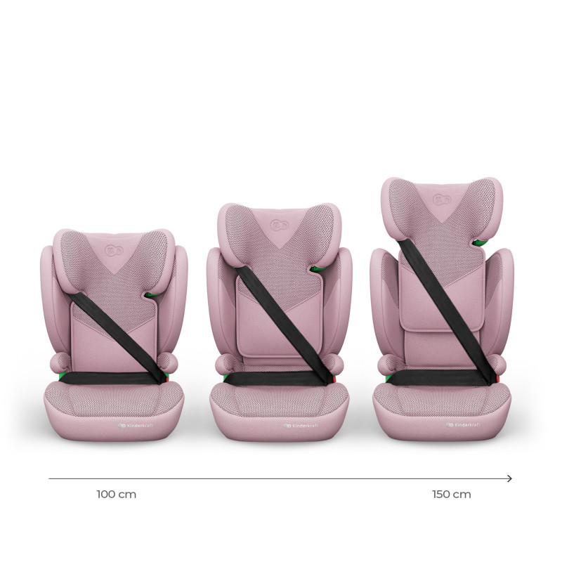 Автокрісло Kinderkraft Junior Fix 2 Plus i-Size Pink KCJUFI20PNKPL0N
