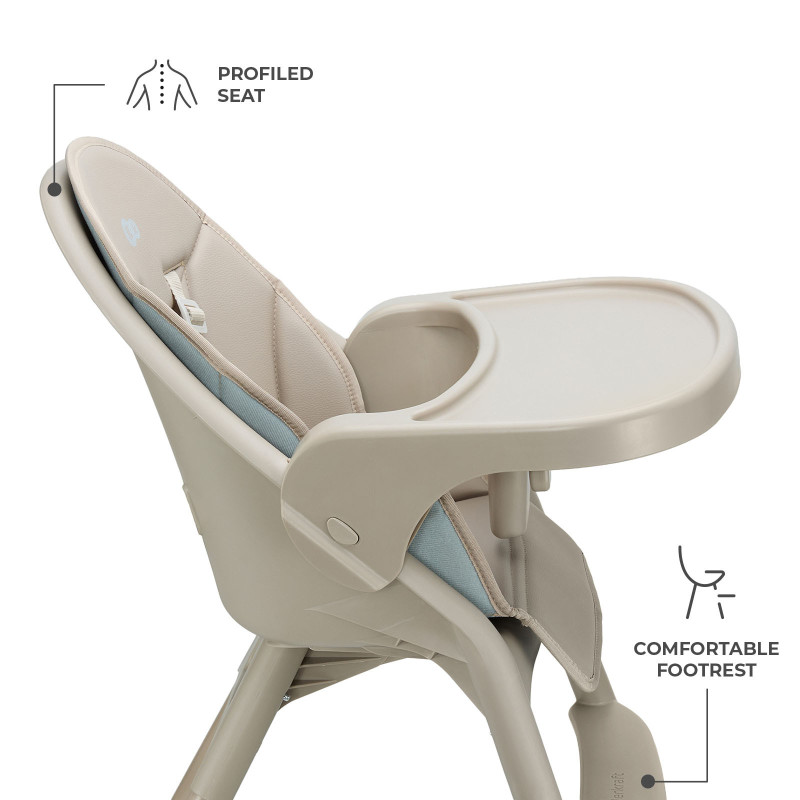 Стільчик для годування Kinderkraft Dinnly Beige KHDINN00BEG0000
