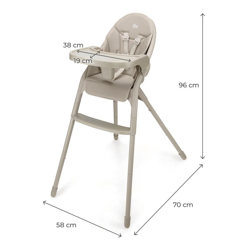 Стільчик для годування Kinderkraft Dinnly Beige KHDINN00BEG0000