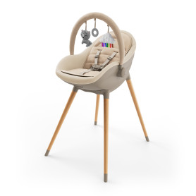 Стільчик для годування 2 в 1 Kinderkraft Fini Up Beige KHFINIUPBEG0000