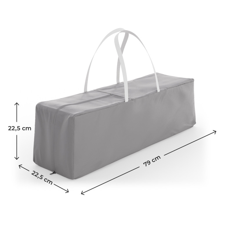 Ліжко-манеж Kinderkraft Leody Up Grey KCLEODUPGRY0000