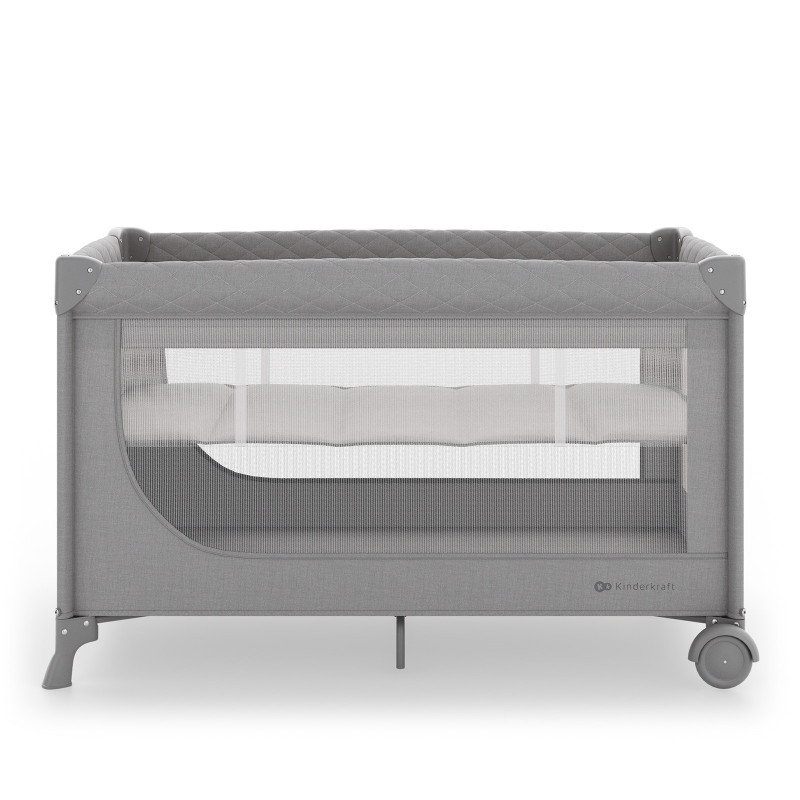 Ліжко-манеж Kinderkraft Leody Up Grey KCLEODUPGRY0000