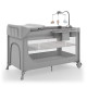 Ліжко-манеж з пеленатором Kinderkraft Leody Up Grey KCLEODUPGRY00AC