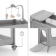 Ліжко-манеж з пеленатором Kinderkraft Leody Up Grey KCLEODUPGRY00AC