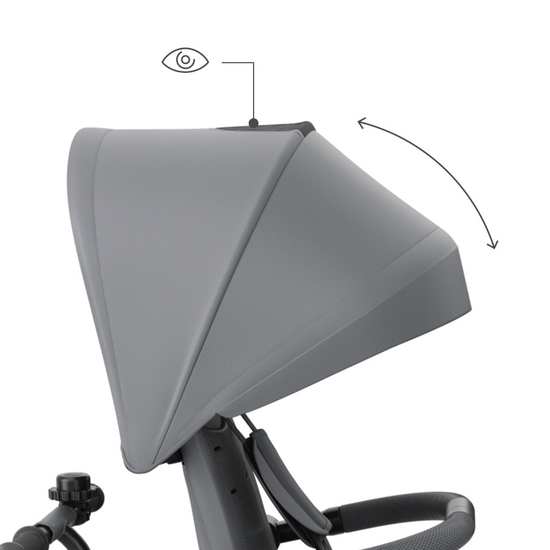 Триколісний велосипед Kinderkraft Aston 2 Plus Grey KRASTO02GRYPL00
