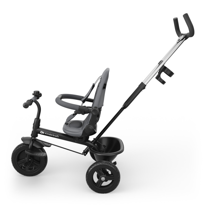 Триколісний велосипед Kinderkraft Aston 2 Plus Grey KRASTO02GRYPL00