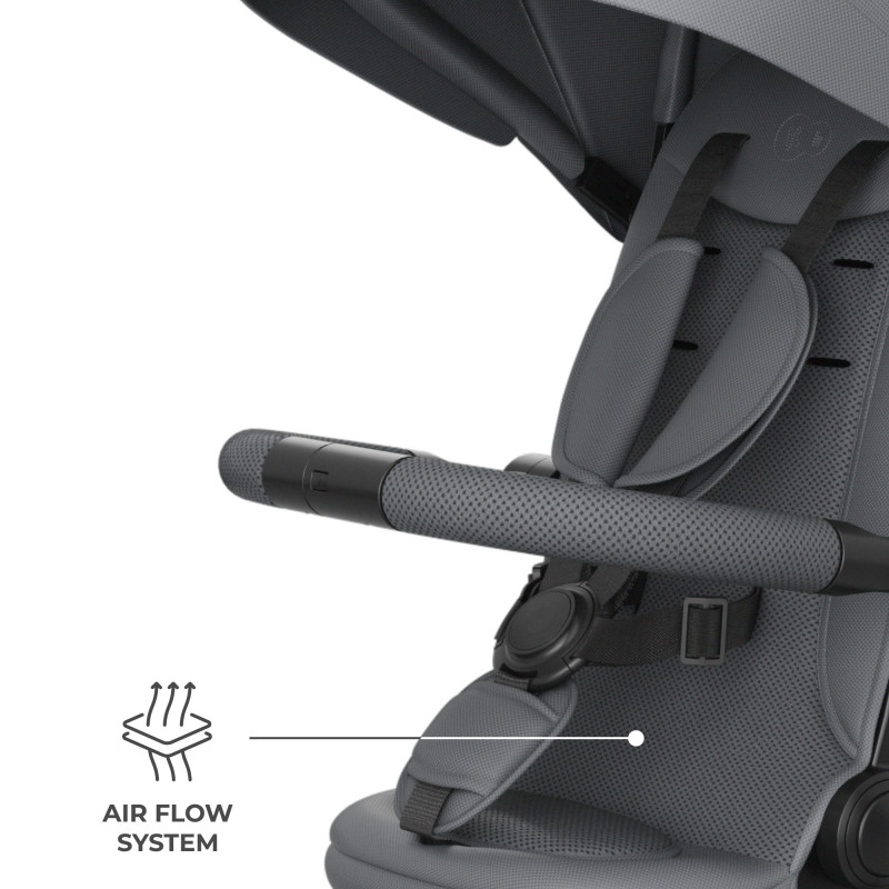 Триколісний велосипед Kinderkraft Aston 2 Plus Grey KRASTO02GRYPL00