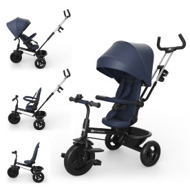 Триколісний велосипед Kinderkraft Aston 2 Plus Navy KRASTO02NAVPL00