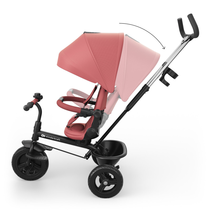 Триколісний велосипед Kinderkraft Aston 2 Plus Pink KRASTO02PNKPL00