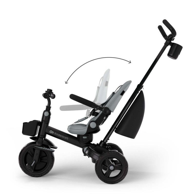 Триколісний велосипед Kinderkraft Aveo 2 Plus Grey KRAVEO02GRY0000