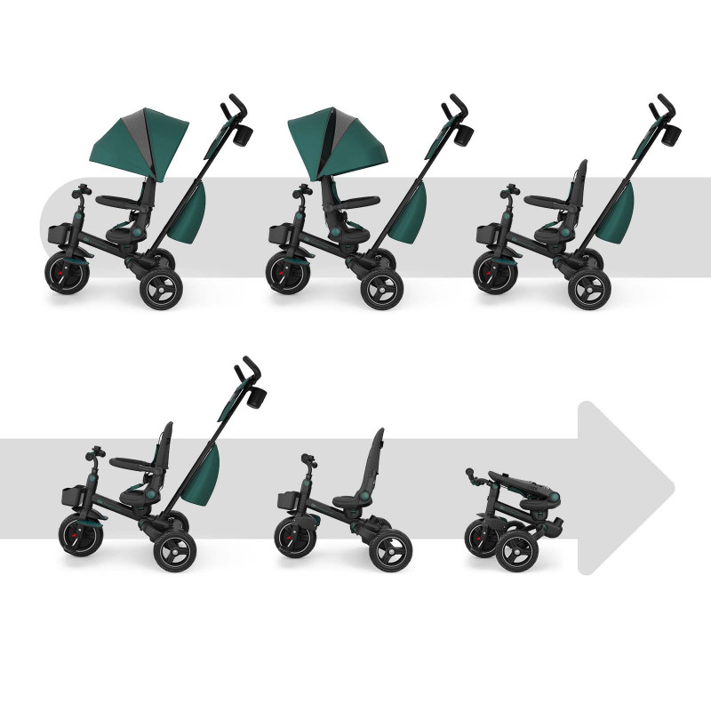 Триколісний велосипед Kinderkraft Spinstep 2 Plus Green KRSPST02GREPL00