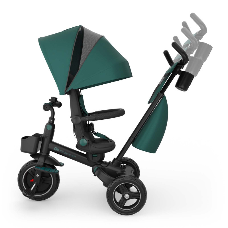 Триколісний велосипед Kinderkraft Spinstep 2 Plus Green KRSPST02GREPL00