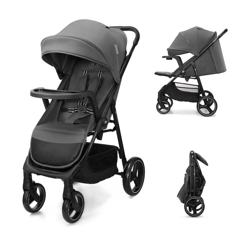 Прогулянкова коляска Kinderkraft Trig 3 Tray Grey KSTRIG03GRY000T