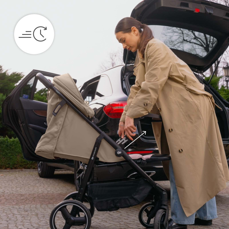 Прогулянкова коляска Kinderkraft Trig 3 Tray Grey KSTRIG03GRY000T