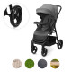 Прогулянкова коляска Kinderkraft Trig 3 Tray Grey KSTRIG03GRY000T