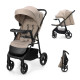 Прогулянкова коляска Kinderkraft Trig 3 Tray Beige KSTRIG03BEG000T