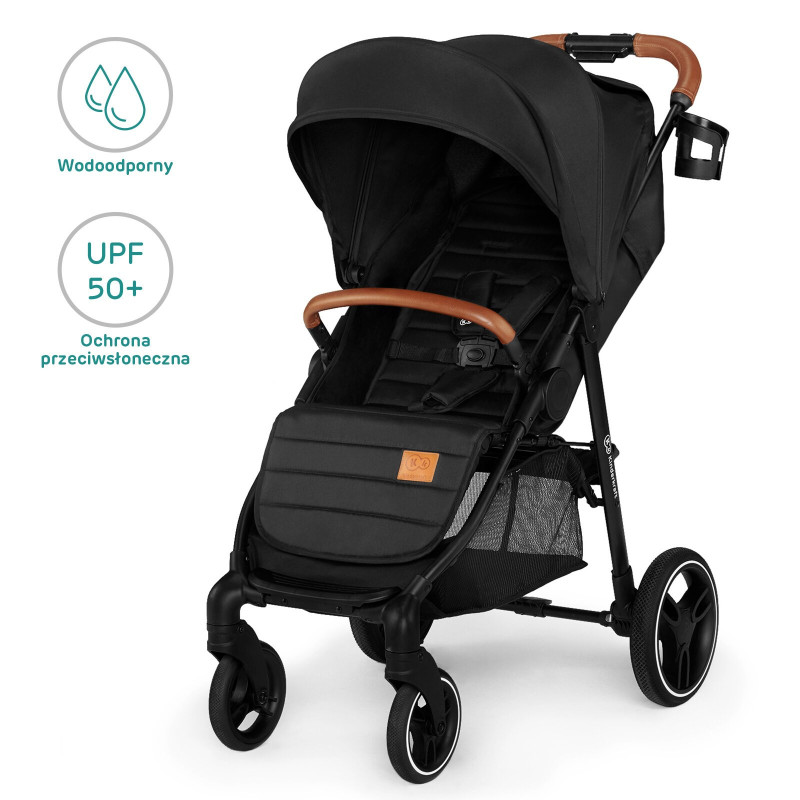 Прогулянкова коляска Kinderkraft Grande LX Black KKWGRANBLK00LX