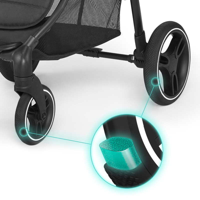 Прогулянкова коляска Kinderkraft Grande LX Black KKWGRANBLK00LX