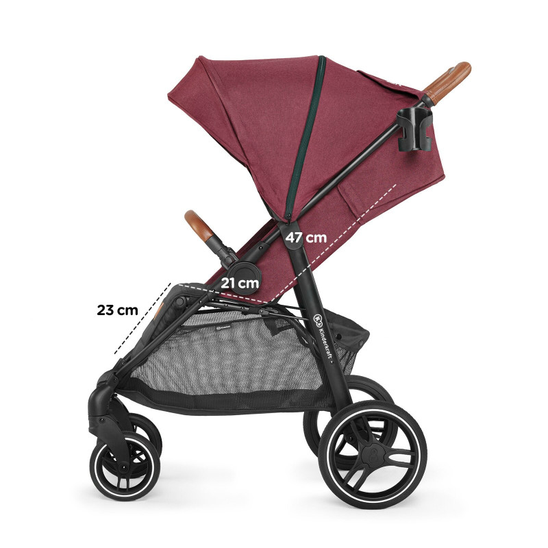 Прогулянкова коляска Kinderkraft Grande LX Black KKWGRANBLK00LX