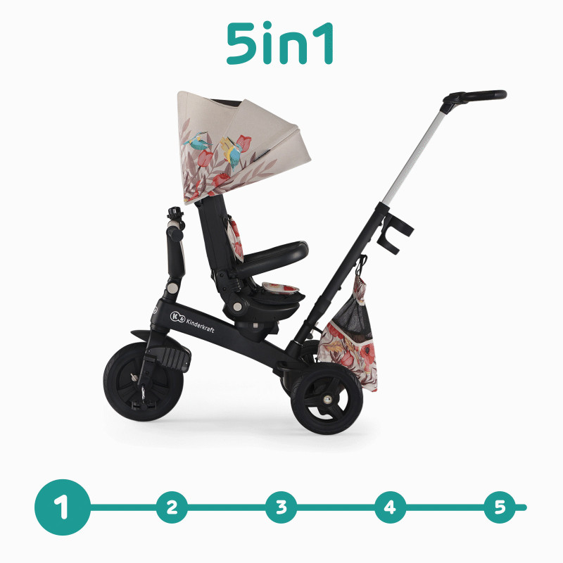Триколісний велосипед Kinderkraft Easytwist Bird KKRETWIBRD0000