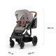 Універсальна коляска 2 в 1 Kinderkraft Prime Beige + MommyBag KKWPRIMBEG20000