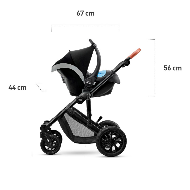 Універсальна коляска 2 в 1 Kinderkraft Prime Beige + MommyBag KKWPRIMBEG20000