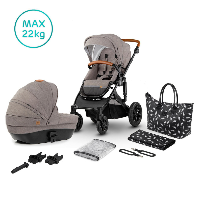 Універсальна коляска 2 в 1 Kinderkraft Prime Beige + MommyBag KKWPRIMBEG20000