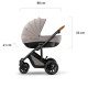Універсальна коляска 2 в 1 Kinderkraft Prime Beige + MommyBag KKWPRIMBEG20000