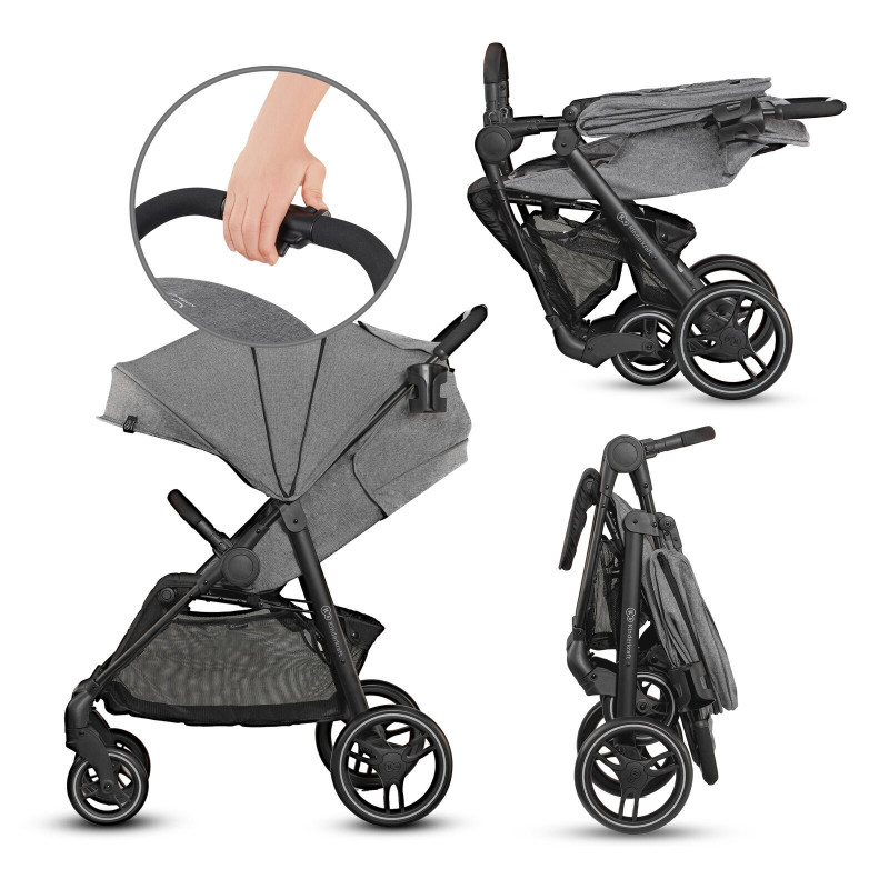 Прогулянкова коляска Kinderkraft Grande City Grey KKWGCITGRY0000
