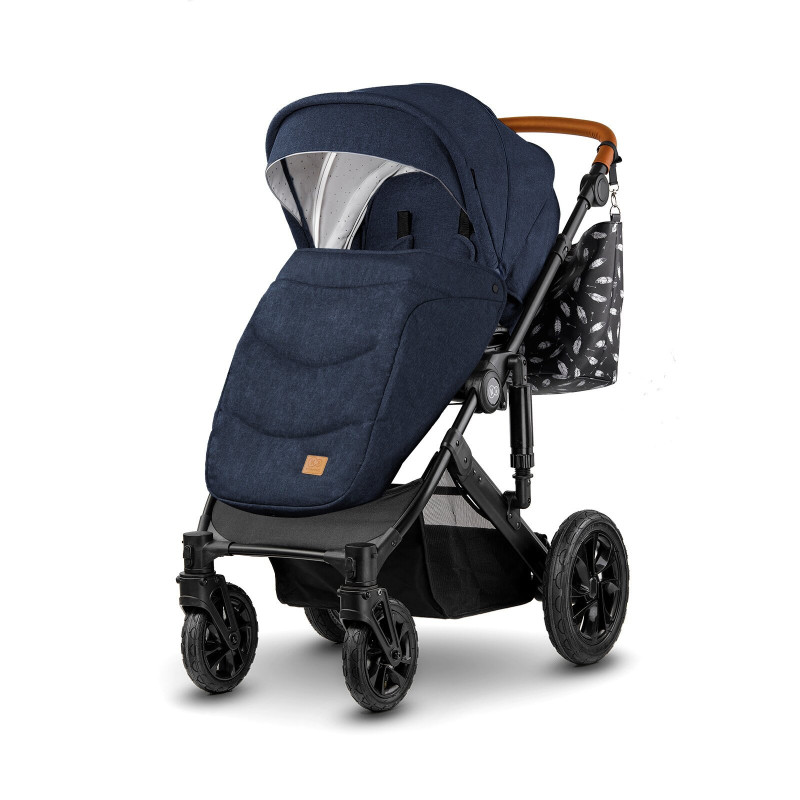 Універсальна коляска 2 в 1 Kinderkraft Prime Navy + MommyBag KKWPRIMNAVY200
