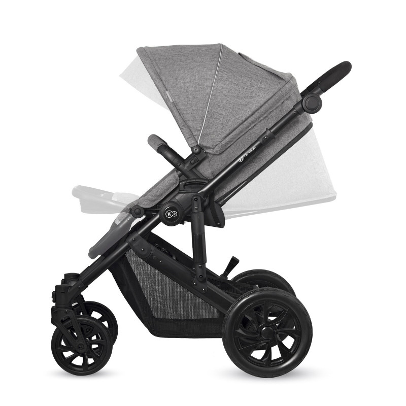 Універсальна коляска 2 в 1 Kinderkraft Prime Lite Gray KKWPRLIGRY2000