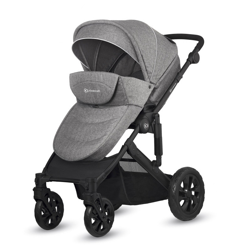 Універсальна коляска 2 в 1 Kinderkraft Prime Lite Gray KKWPRLIGRY2000