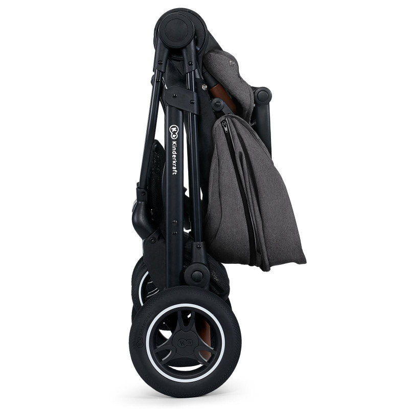 Прогулянкова коляска Kinderkraft All Road Ash Gray KKWALROAGR0000