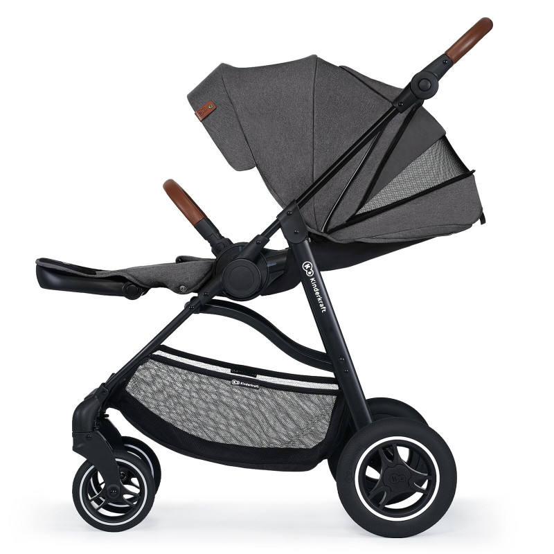 Прогулянкова коляска Kinderkraft All Road Ash Gray KKWALROAGR0000