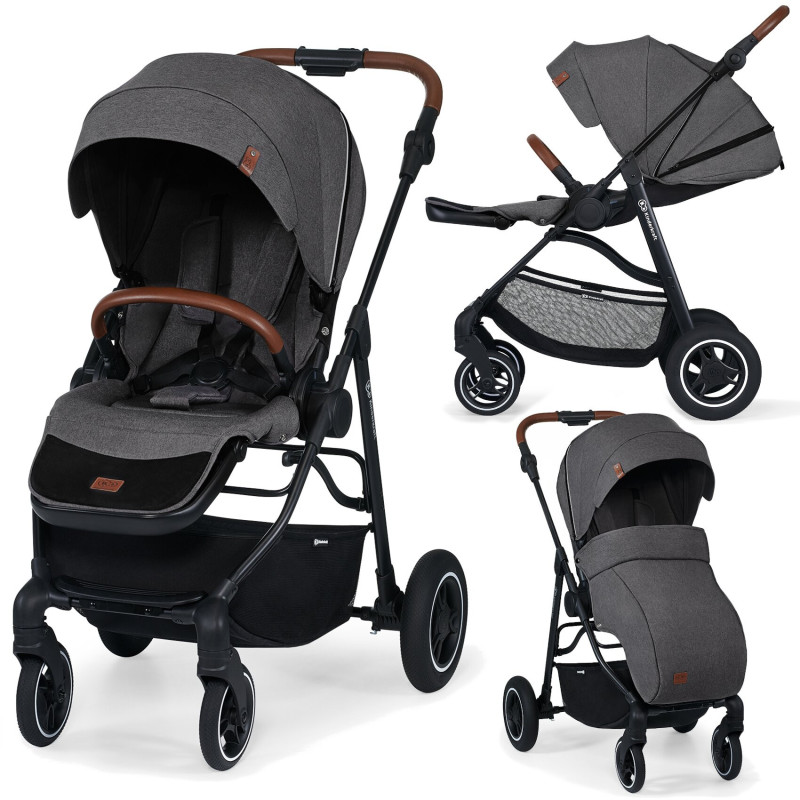 Прогулянкова коляска Kinderkraft All Road Ash Gray KKWALROAGR0000