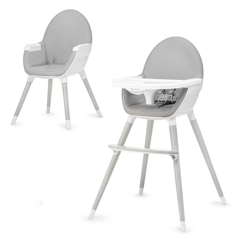Стільчик для годування 2 в 1 Kinderkraft Fini Gray Leg KKKFINIGRYLEG0