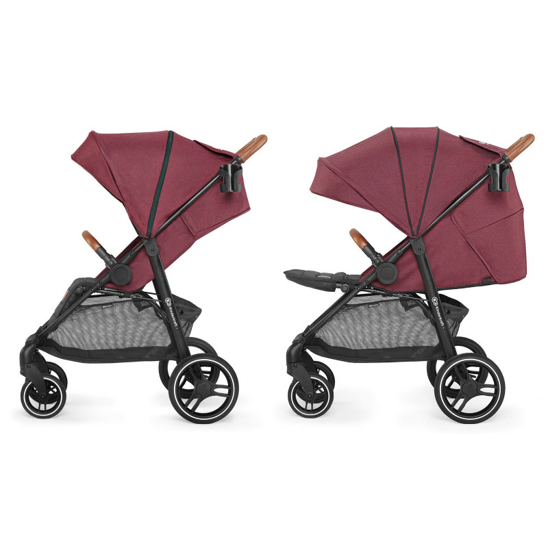 Прогулянкова коляска Kinderkraft Grande LX Burgundy KKWGRANBRG00LX