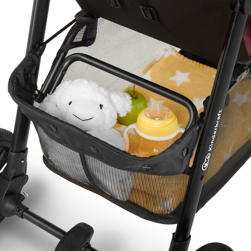 Прогулянкова коляска Kinderkraft Grande LX Burgundy KKWGRANBRG00LX