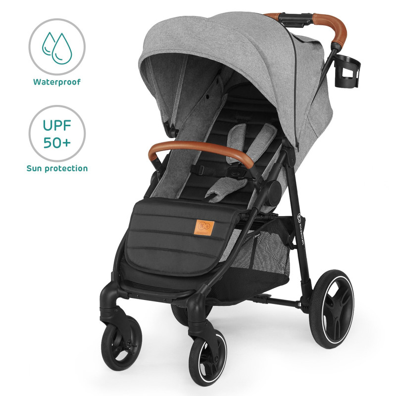 Прогулянкова коляска Kinderkraft Grande LX Gray KKWGRANGRY00LX