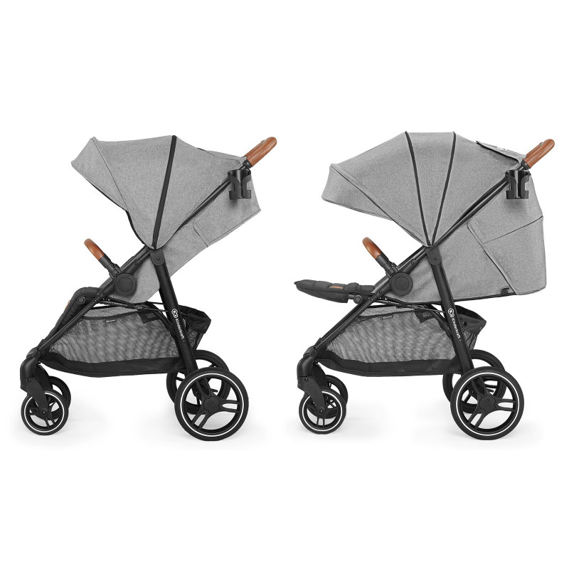Прогулянкова коляска Kinderkraft Grande LX Gray KKWGRANGRY00LX