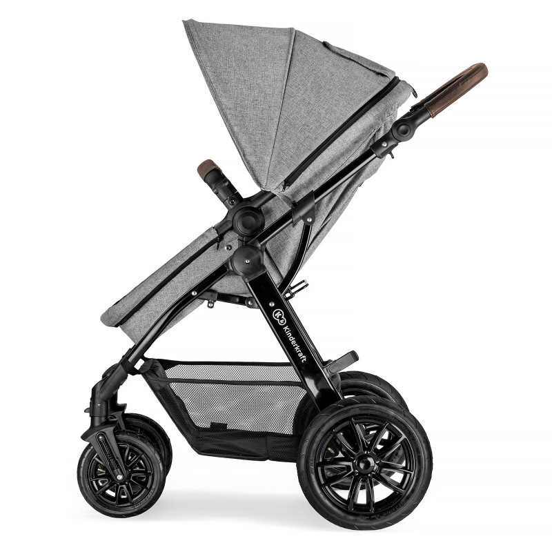 Універсальна коляска 3 в 1 Kinderkraft Moov Gray Melange KKWMOOVGRYM0NC