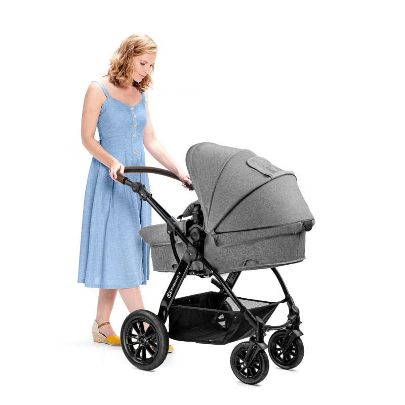 Універсальна коляска 3 в 1 Kinderkraft Moov Gray Melange KKWMOOVGRYM0NC