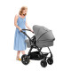 Універсальна коляска 3 в 1 Kinderkraft Moov Gray Melange KKWMOOVGRYM0NC