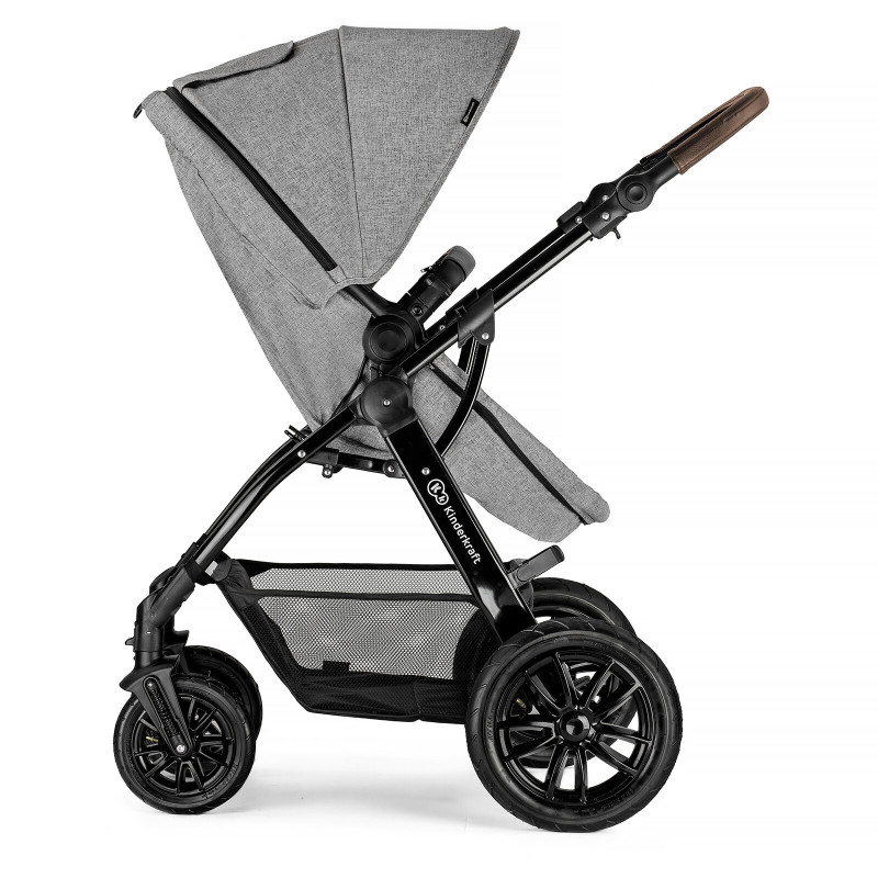 Універсальна коляска 3 в 1 Kinderkraft Moov Gray Melange KKWMOOVGRYM0NC
