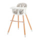 Стільчик для годування Kinderkraft Sienna Gray KKKSIENGRY0000