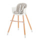 Стільчик для годування Kinderkraft Sienna Gray KKKSIENGRY0000
