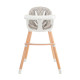 Стільчик для годування Kinderkraft Sienna Gray KKKSIENGRY0000