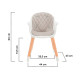Стільчик для годування Kinderkraft Sienna Gray KKKSIENGRY0000