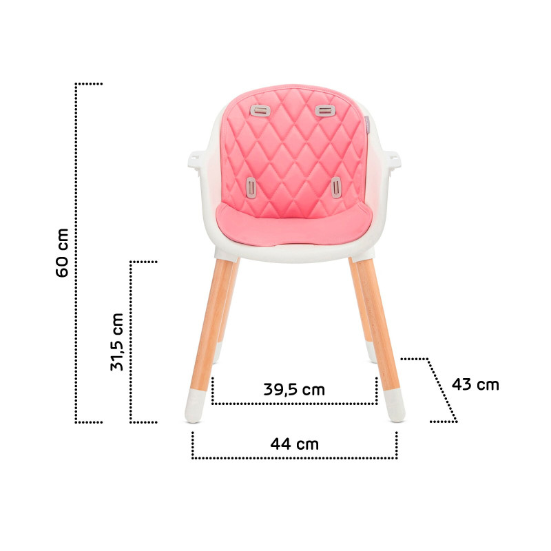 Стільчик для годування Kinderkraft Sienna Pink KKKSIENPNK0000