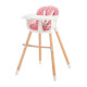 Стільчик для годування Kinderkraft Sienna Pink KKKSIENPNK0000